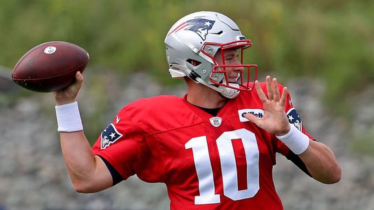 Bedard: Mac Jones getting plenty of reps, but is he going to sway Bill Belichick? taken at Gillette Stadium (Patriots)